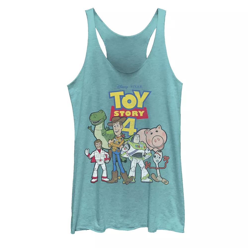 Disney / Pixar's Toy Story 4 Juniors' New Group Shot Movie Logo Poster Tank Top, Girl's,  Product Image