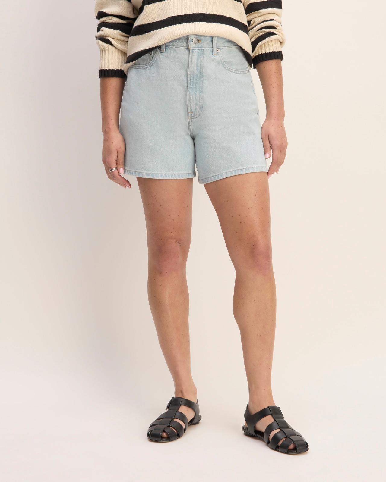 The A-Line Denim Short Product Image