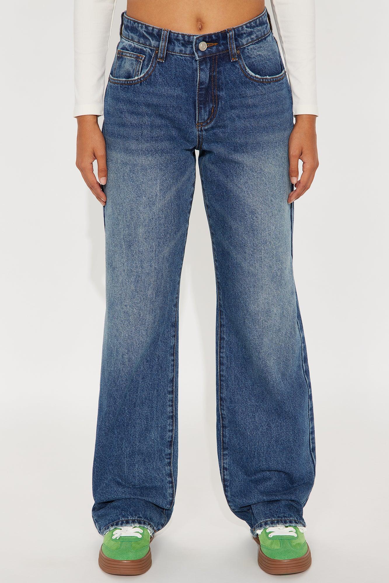 Minimal Muse Straight Leg Jeans - Dark Wash Female Product Image