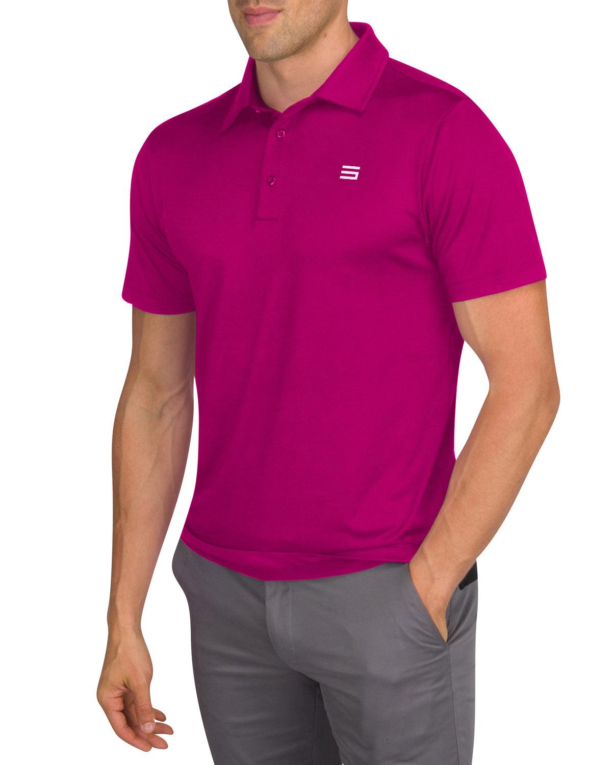 Three Sixty Six Men's Untucked Golf Polo - The Perfect Length Product Image