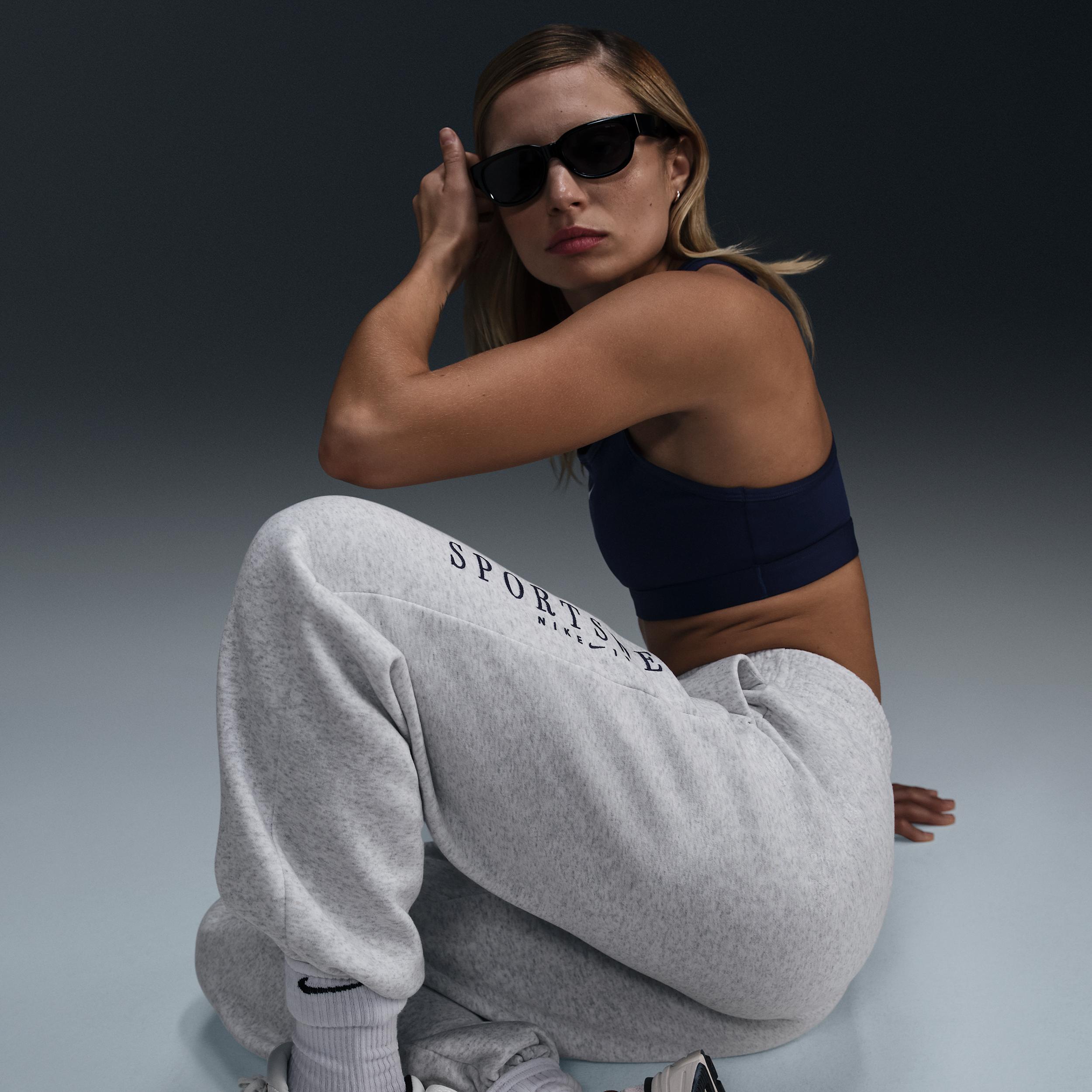 Womens Nike Sportswear Phoenix Fleece High-Waisted Oversized Sweatpants | HV4669-051 Product Image