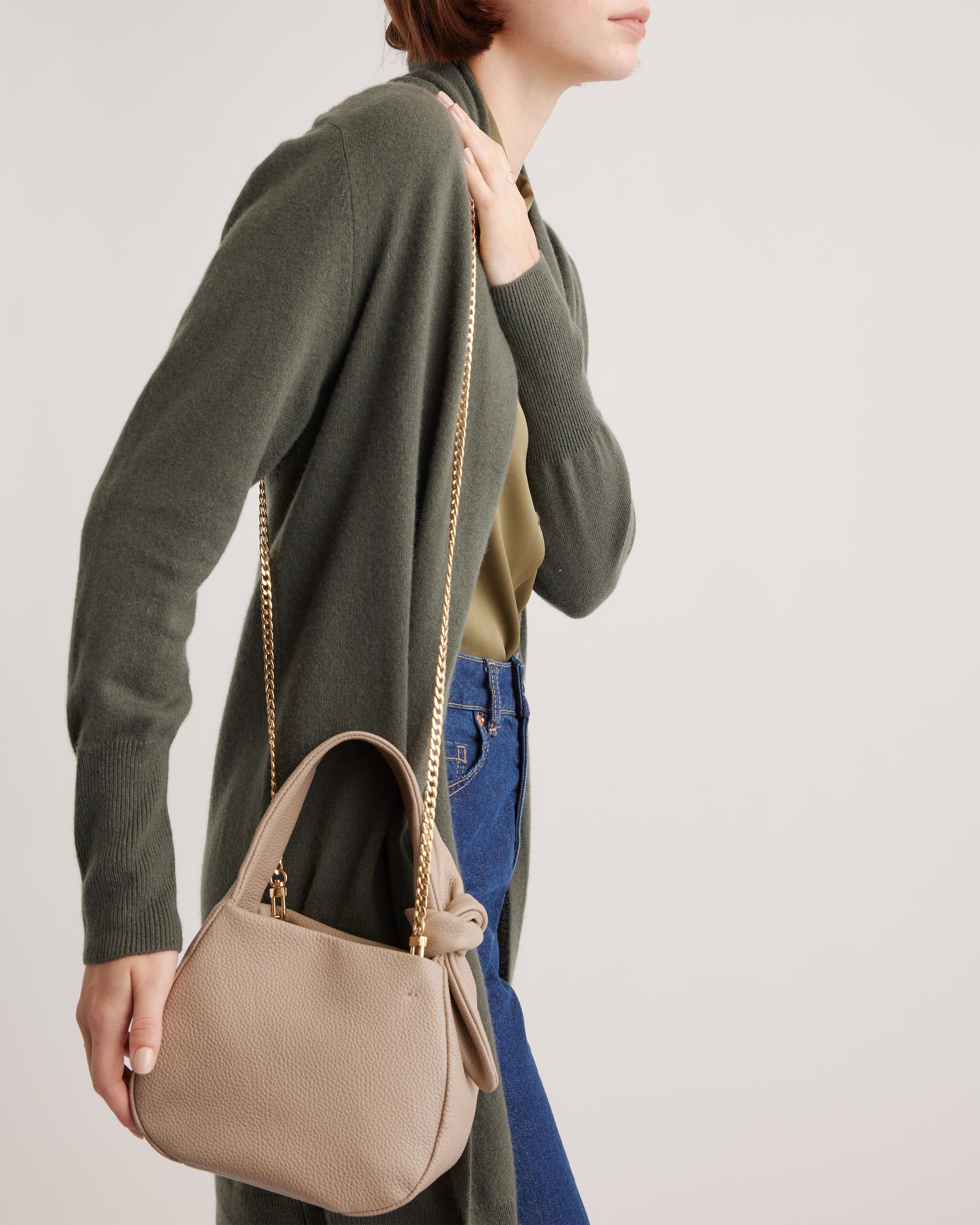 Quince | Women's Italian Leather Mini Bow Bag Product Image