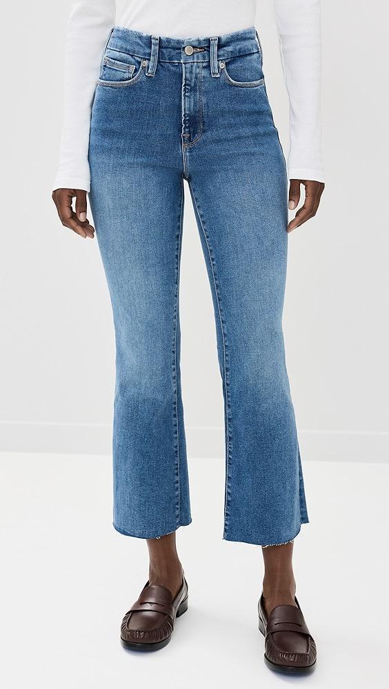 Good American Always Fits Good Legs Crop Mini Jeans | Shopbop Product Image