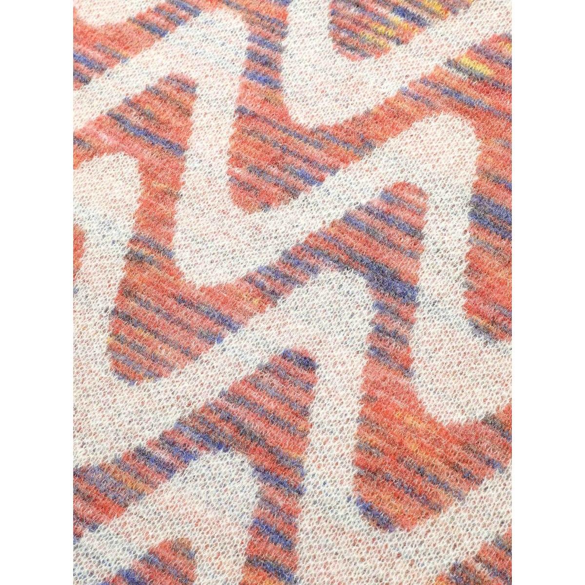 Plus Size Asymmetrical Heather Wave Elastic Cuffs Pullover Rust Women Casual Long Sleeve V-neck Everyday Pullovers BloomChic 18-20/2X Product Image