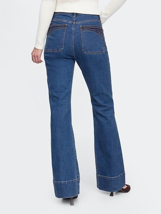 High Rise '70s Flare Jeans Product Image