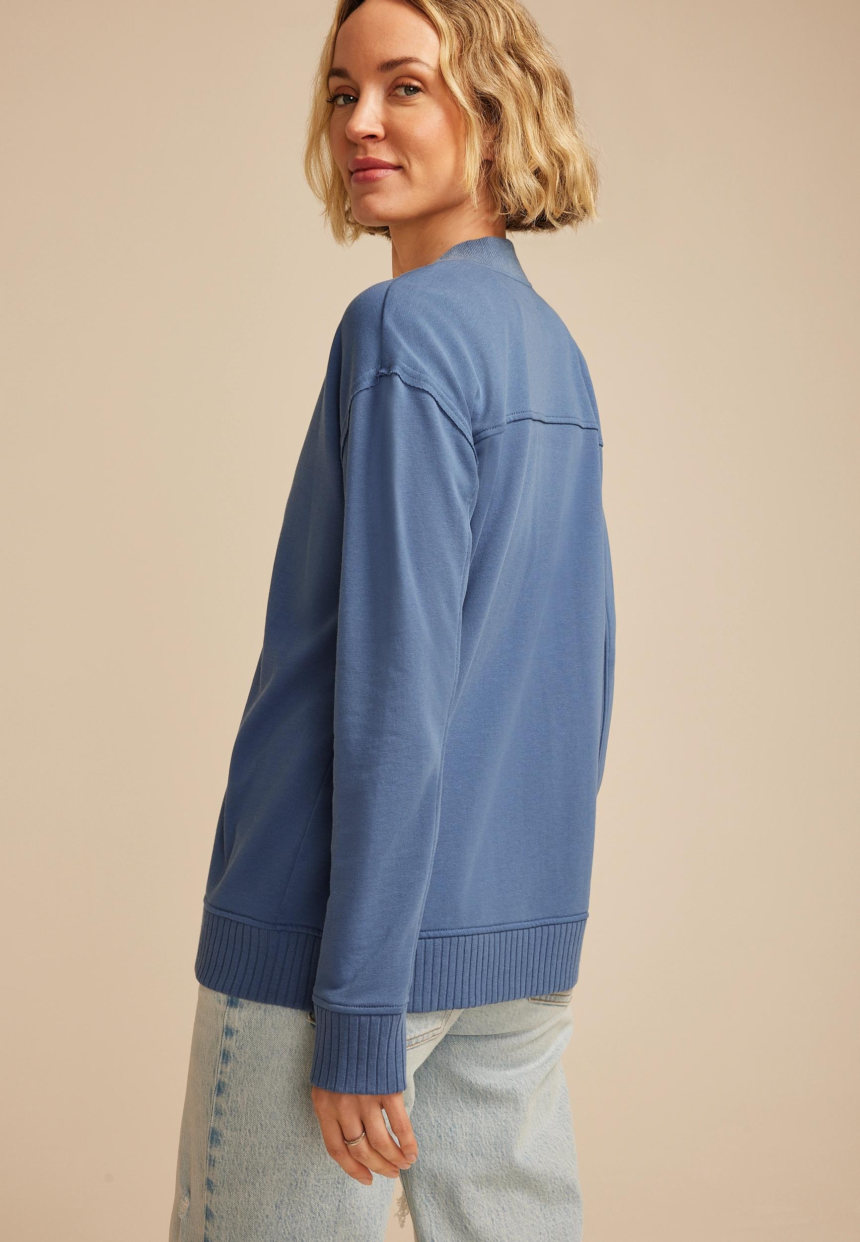 French Terry Button Front Cardigan  Product Image