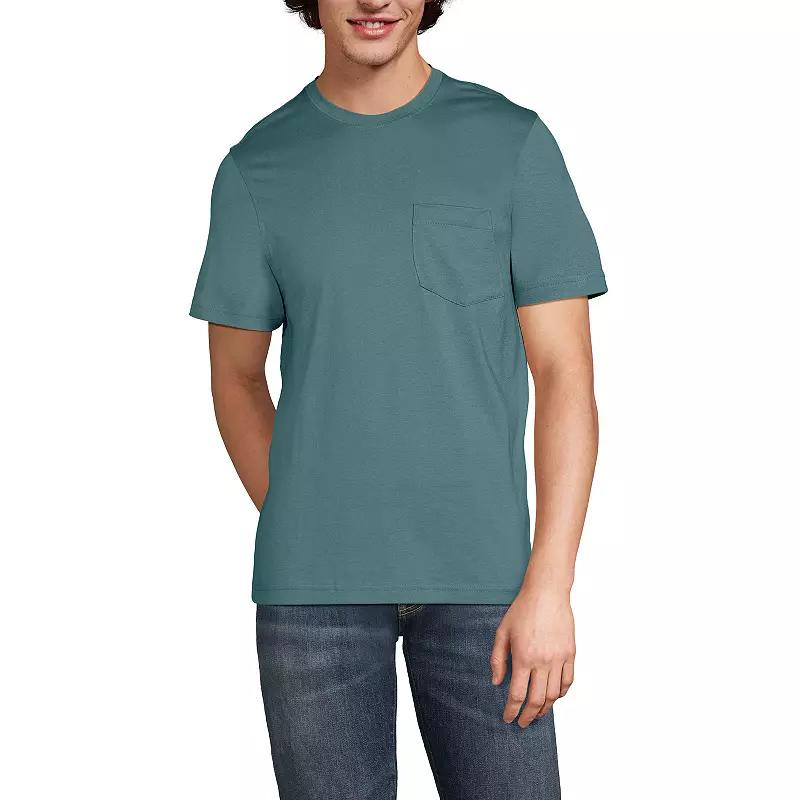 Men's Lands' End Supima Pocket Tee,  Product Image