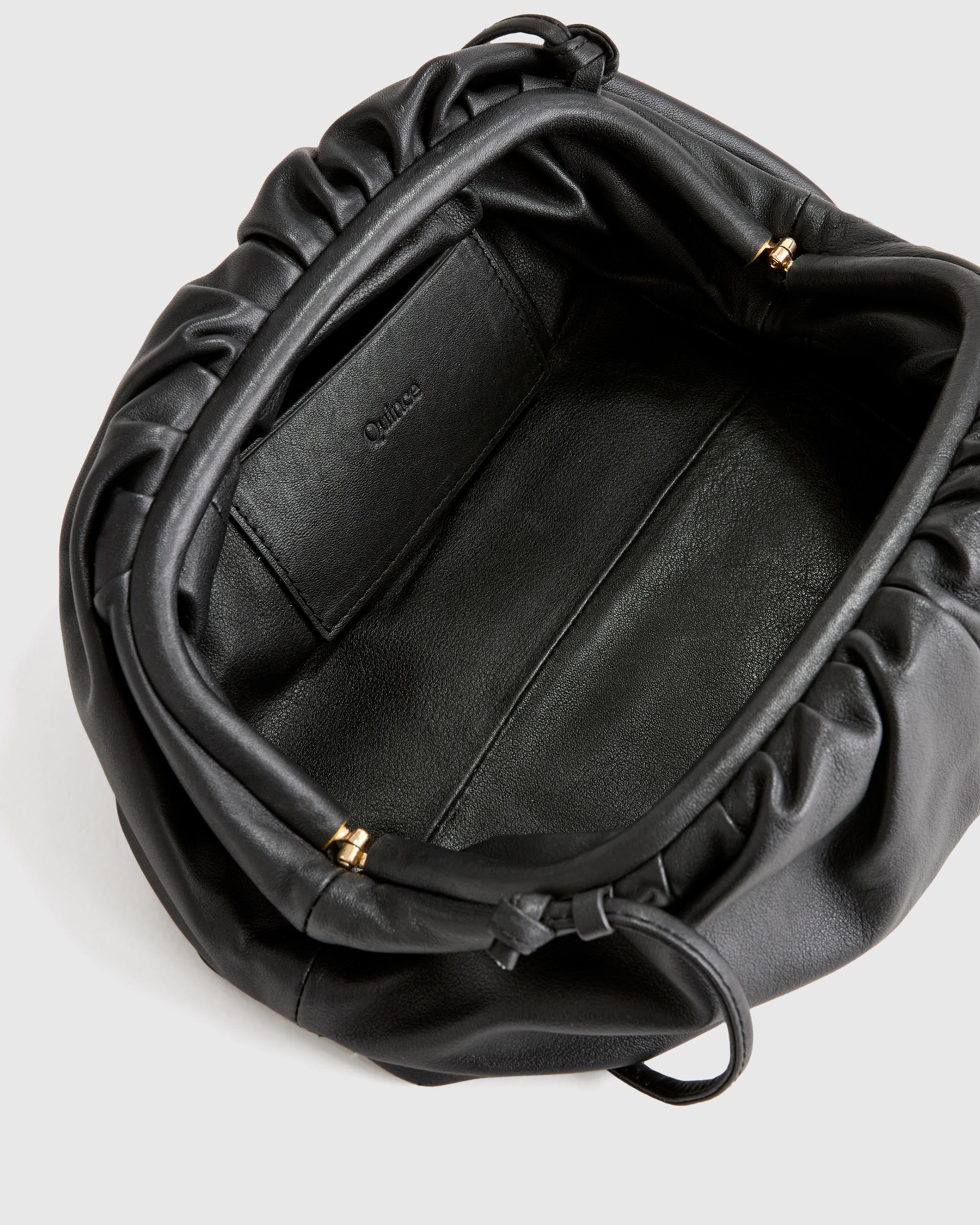 Quince | Women's Italian Leather Pouch Crossbody Clutch Product Image