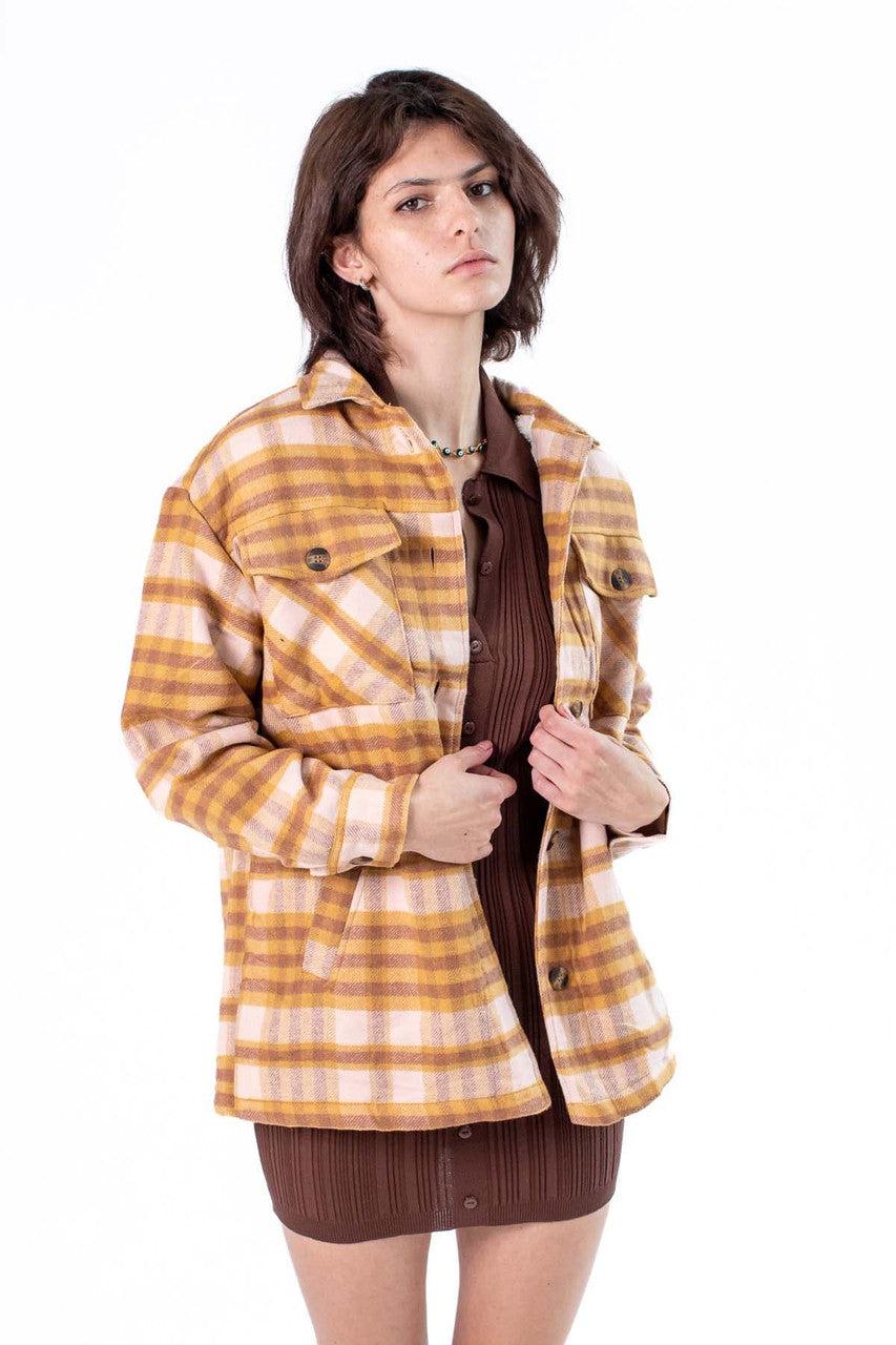 Clay Heavy Plaid Jacket Product Image