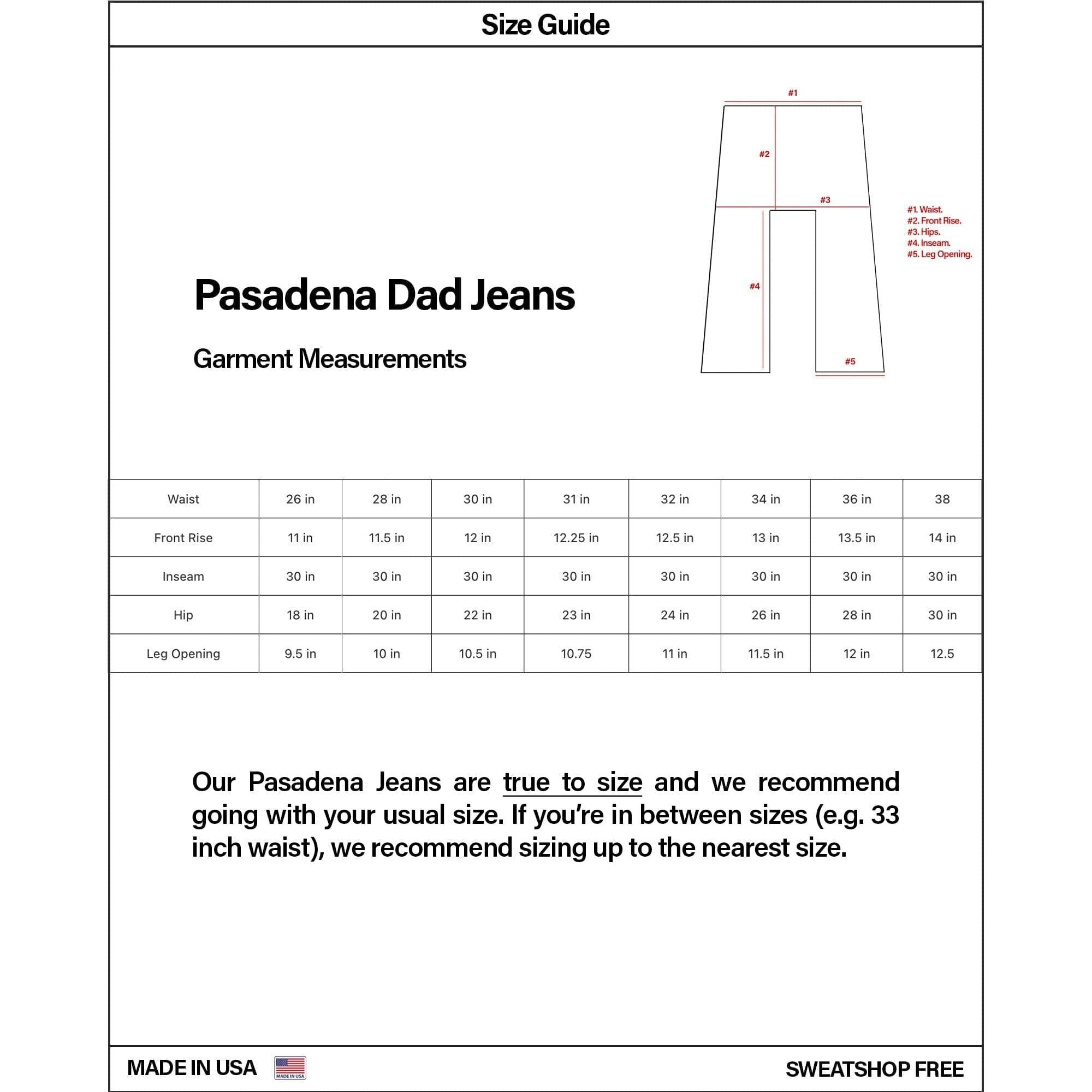 Pasadena Dad Jeans | Straight-Wide Leg Product Image