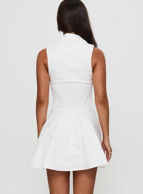 Haworth Mini Dress White Product Image