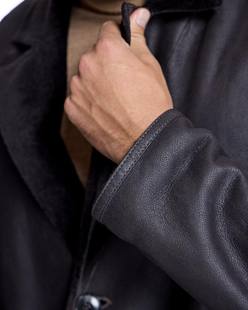 Men's Nappa Shearling Coat Product Image