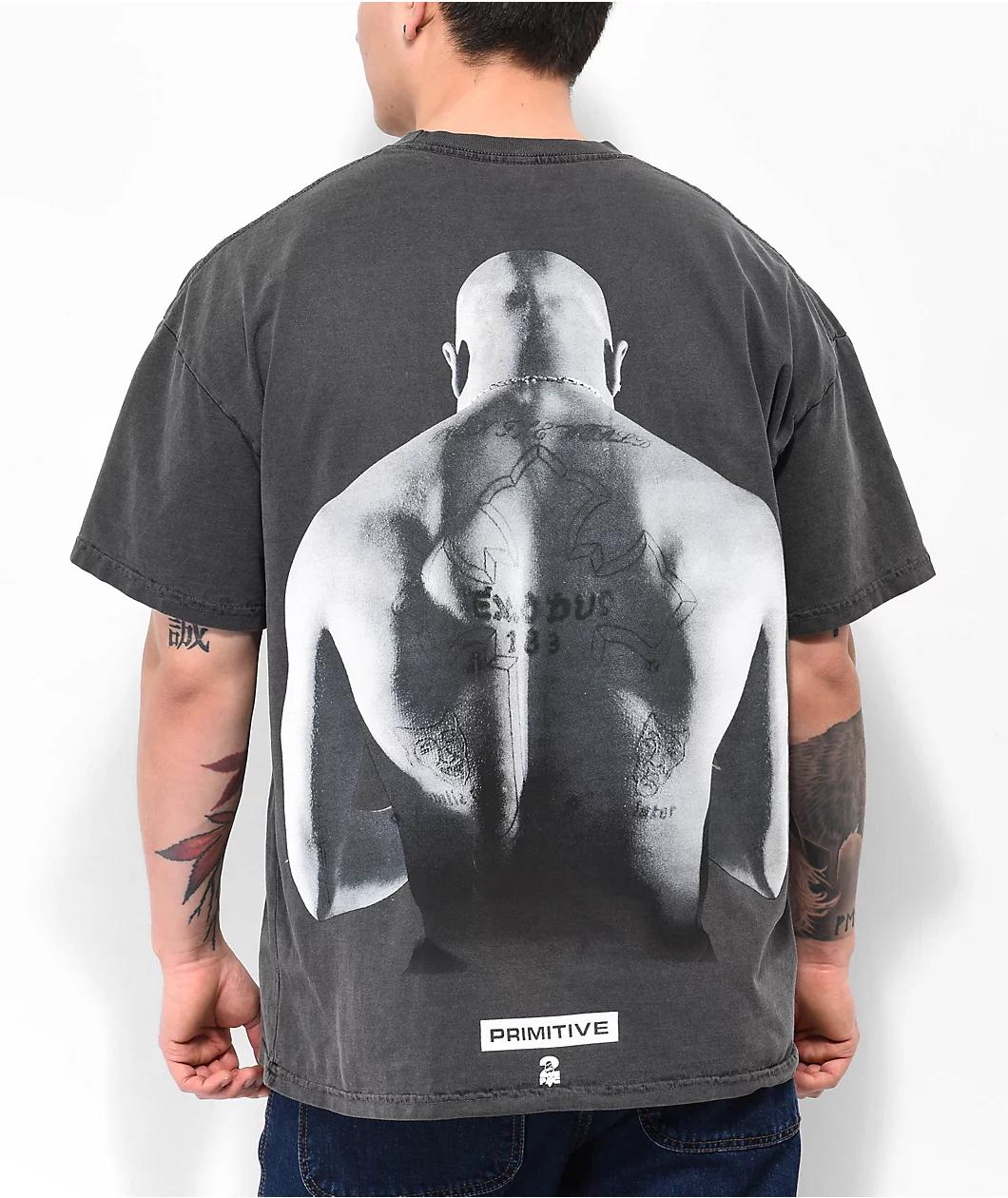Primitive x Tupac Forever Black Wash T-Shirt Product Image