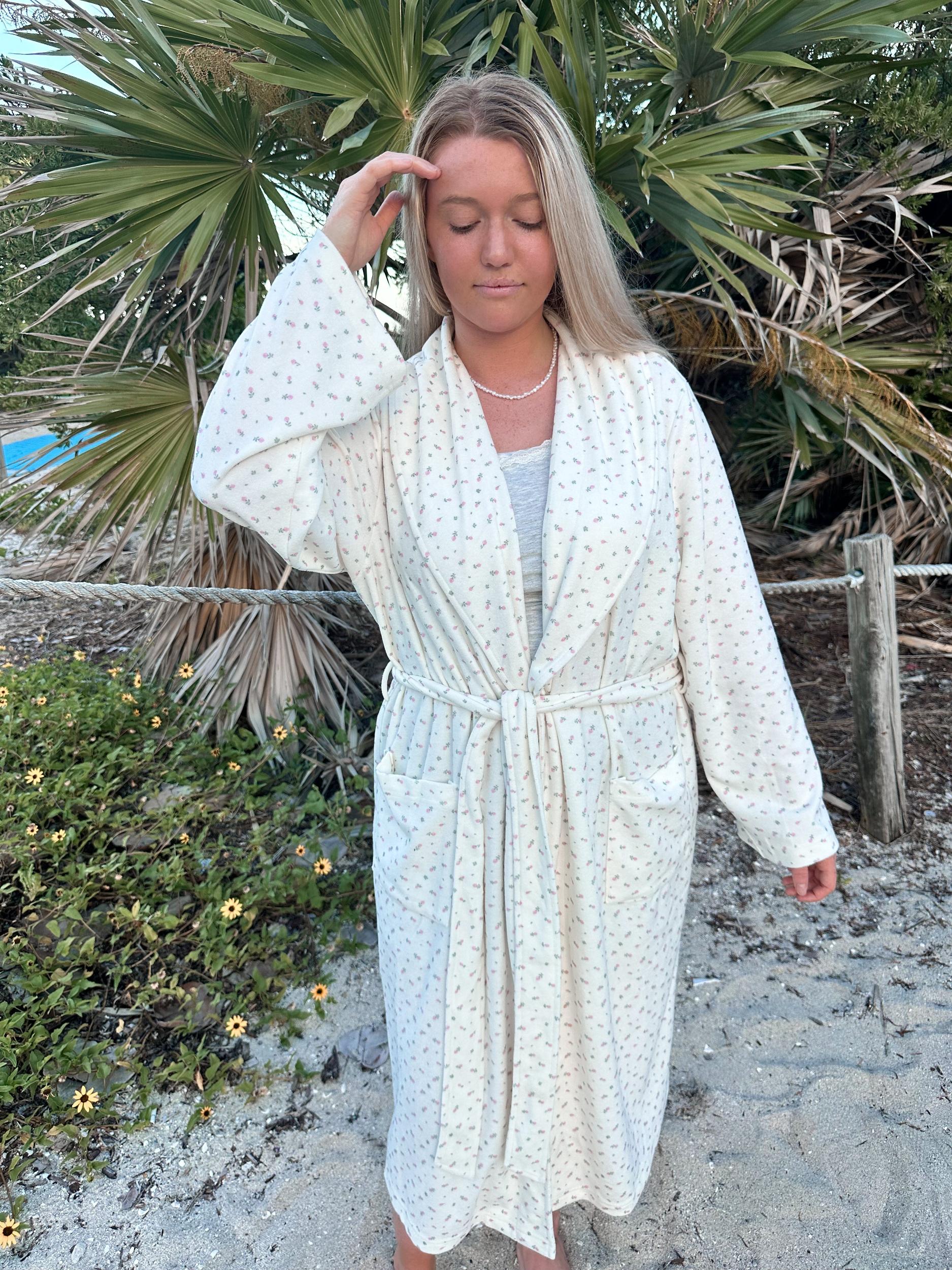 Pink Roses Dream Hotel Robe Product Image