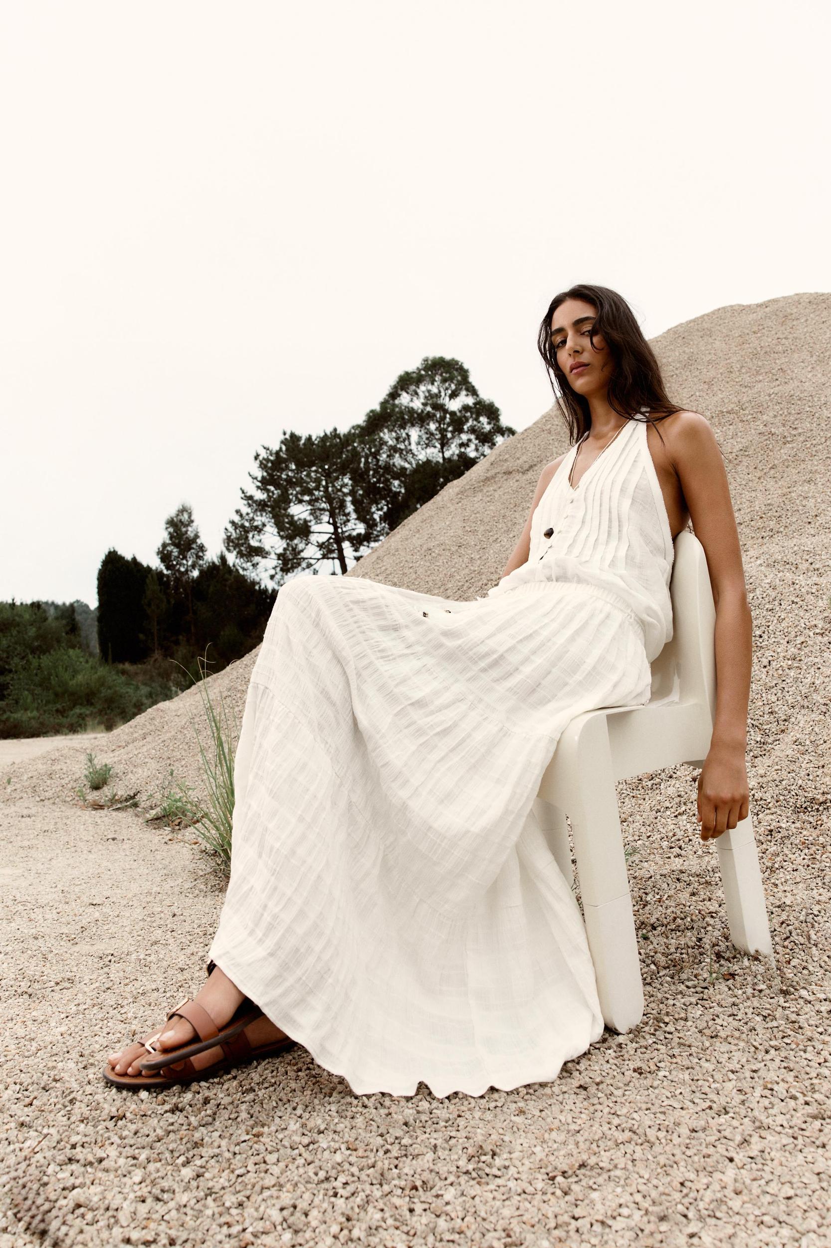 RUSTIC TIERED SKIRT Product Image