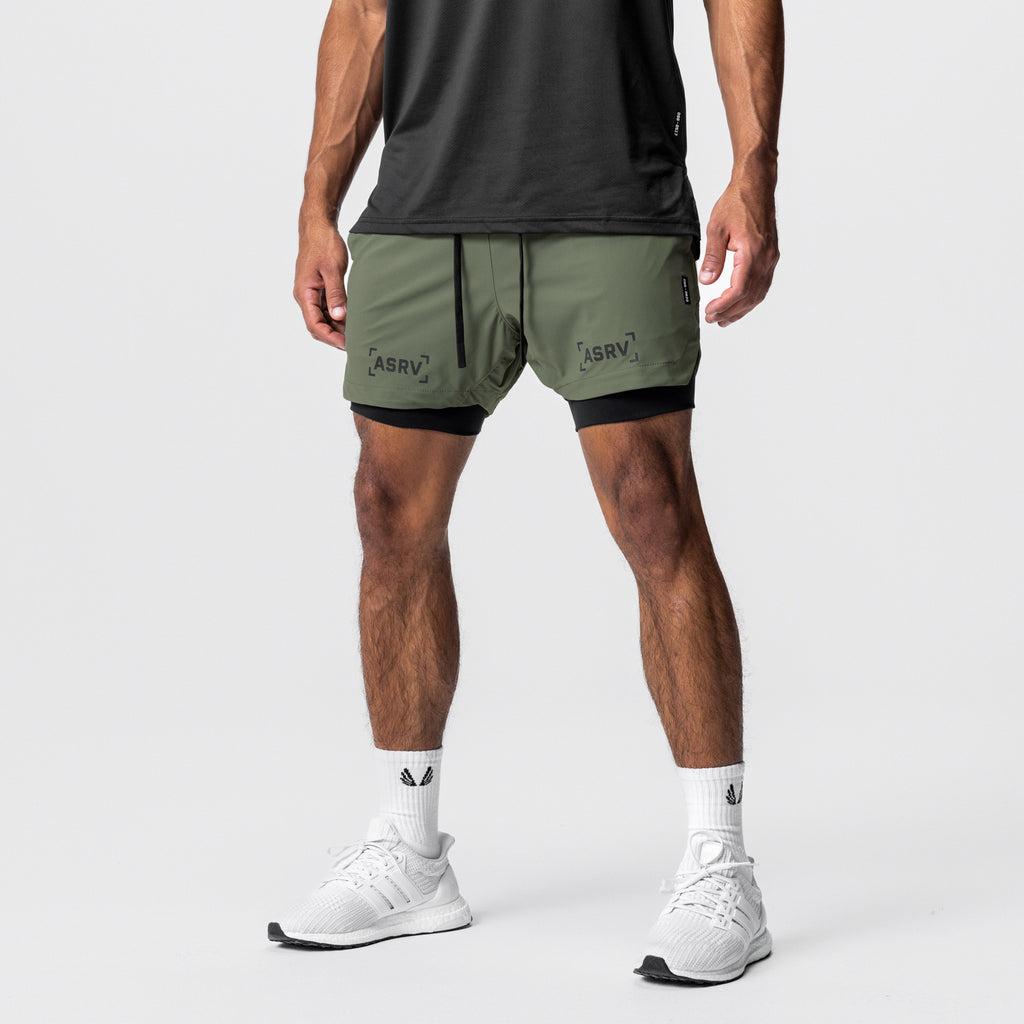 0622. Tetra-Lite® 5" Liner Short - Olive/Black Product Image