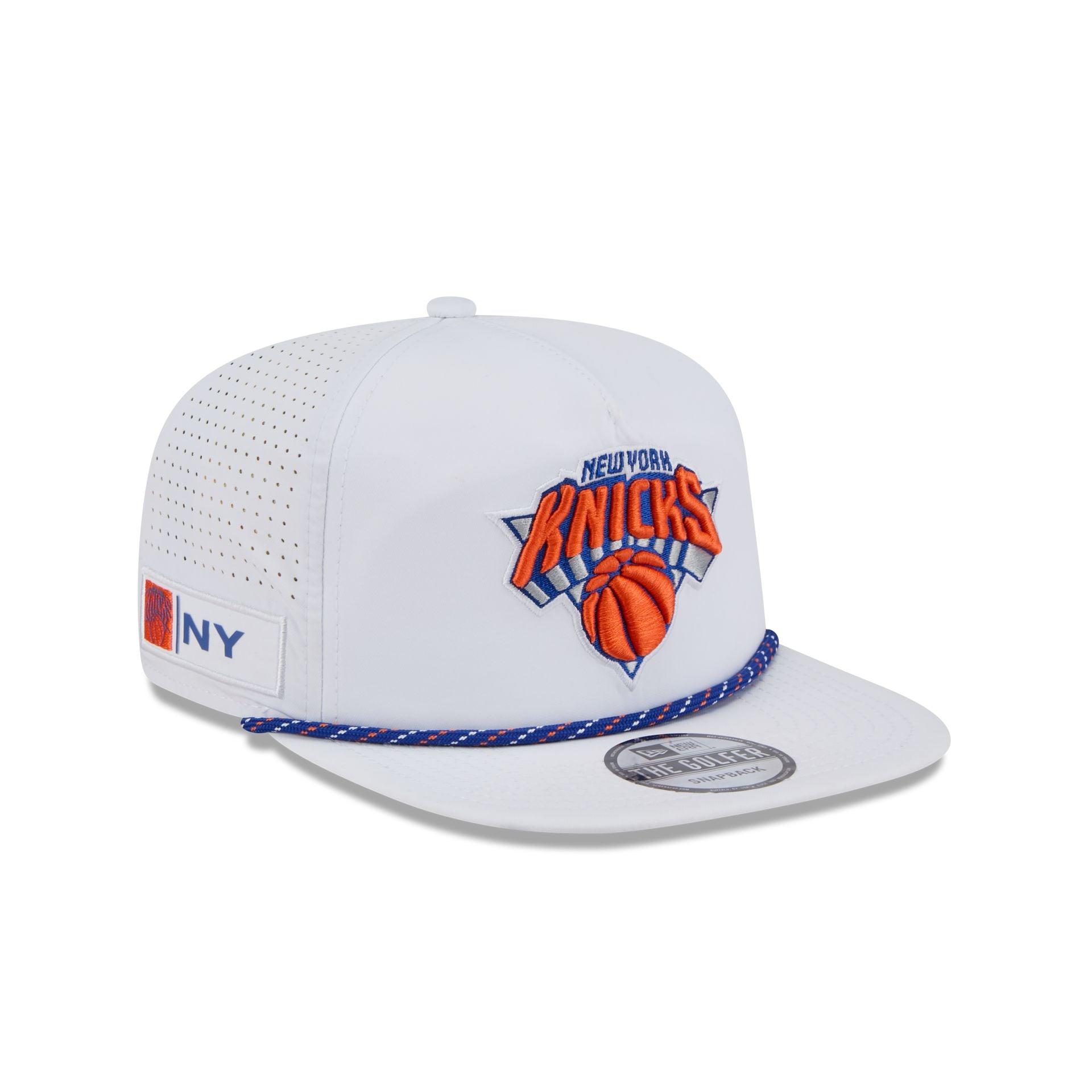 New York Knicks Optic White Performance Rope Golfer Hat Male Product Image
