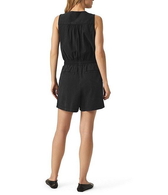Splendid Adelina Knit V-Neck Sleeveless Romper Product Image