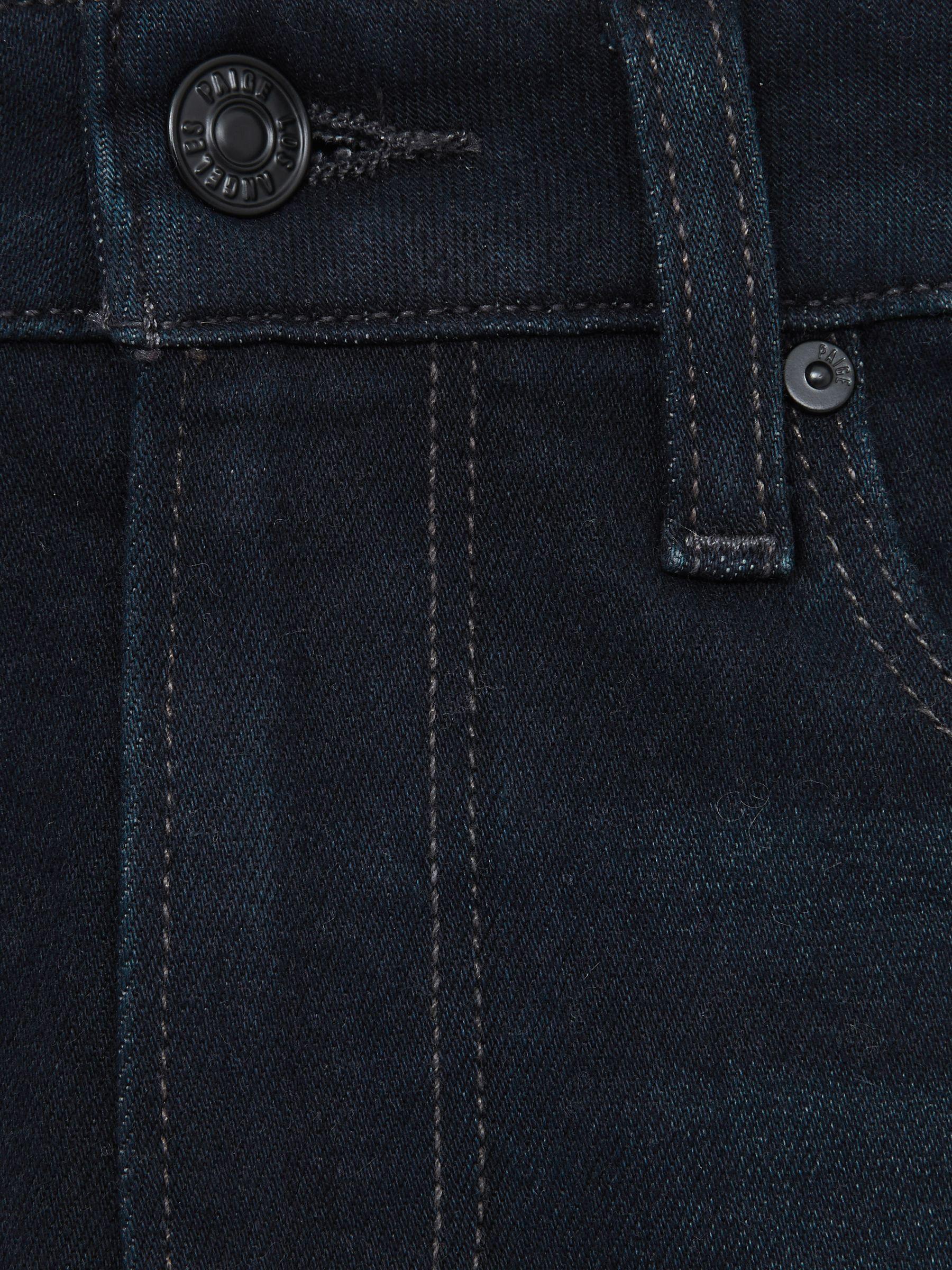 Paige Wide-Leg Coated Jeans in Glazed Indigo Product Image