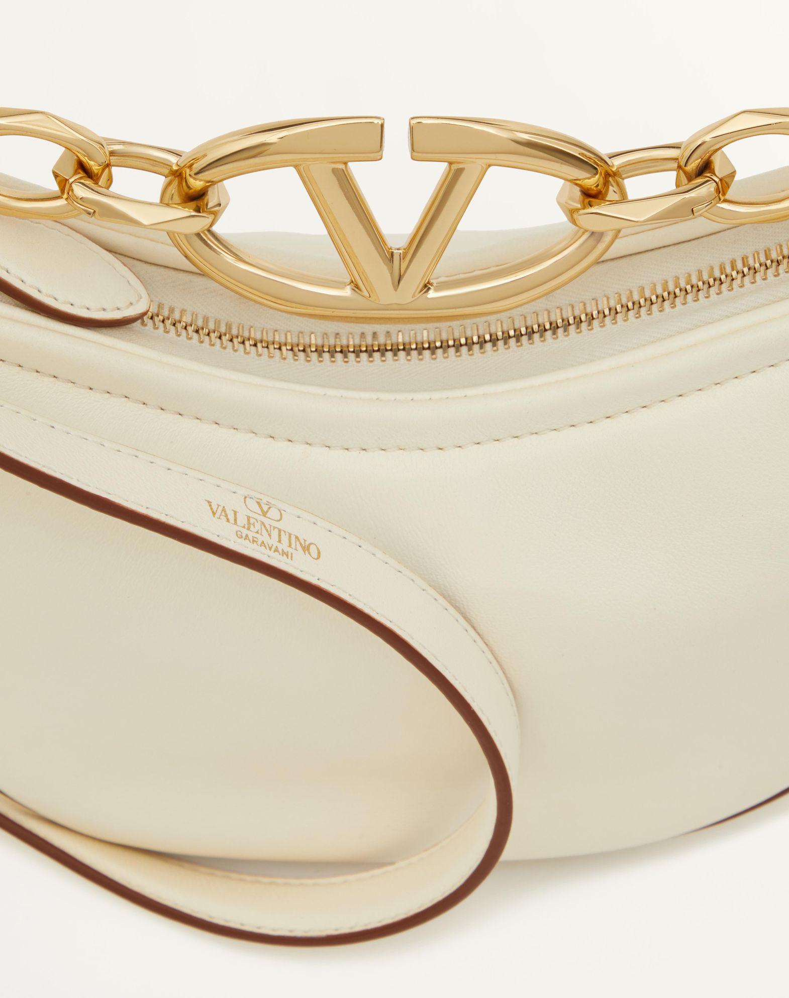 Vlogo Moon Mini Hobo Bag In Nappa Leather With Chain Product Image