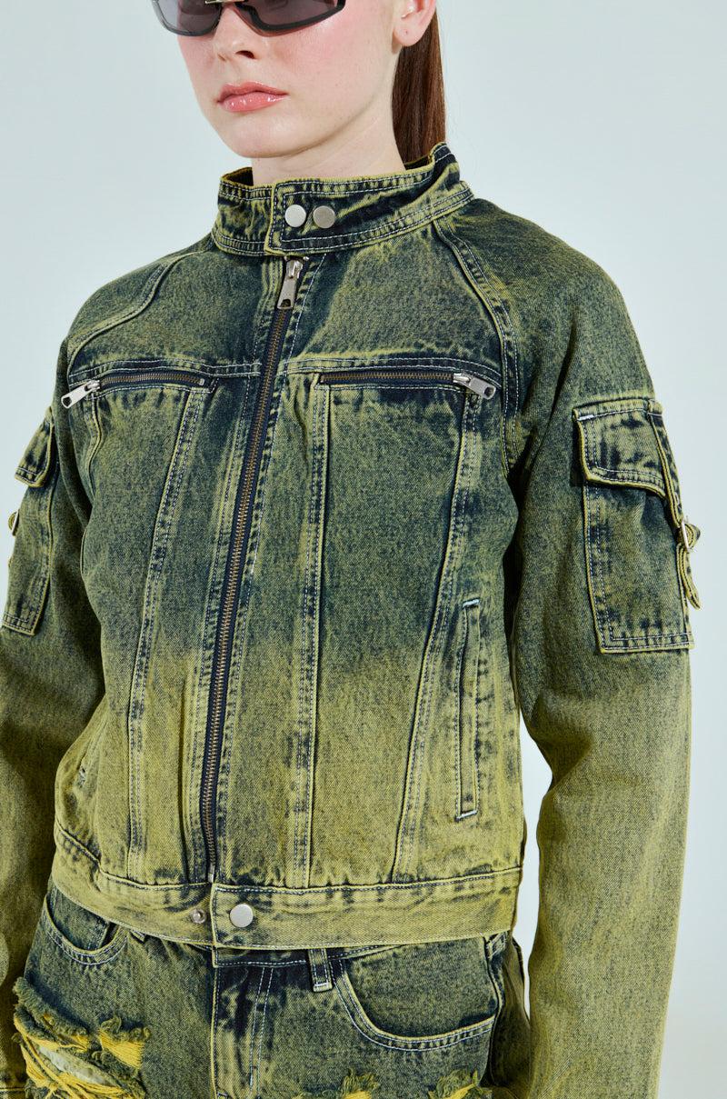 CALL ME CRAZY DENIM MOTO Product Image