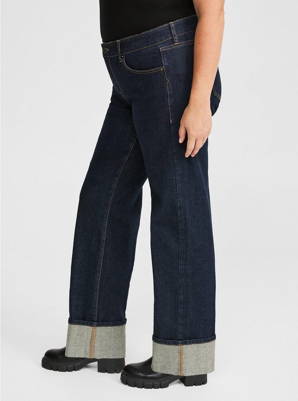 Perfect Wide-Leg Mid-Rise Jean Product Image