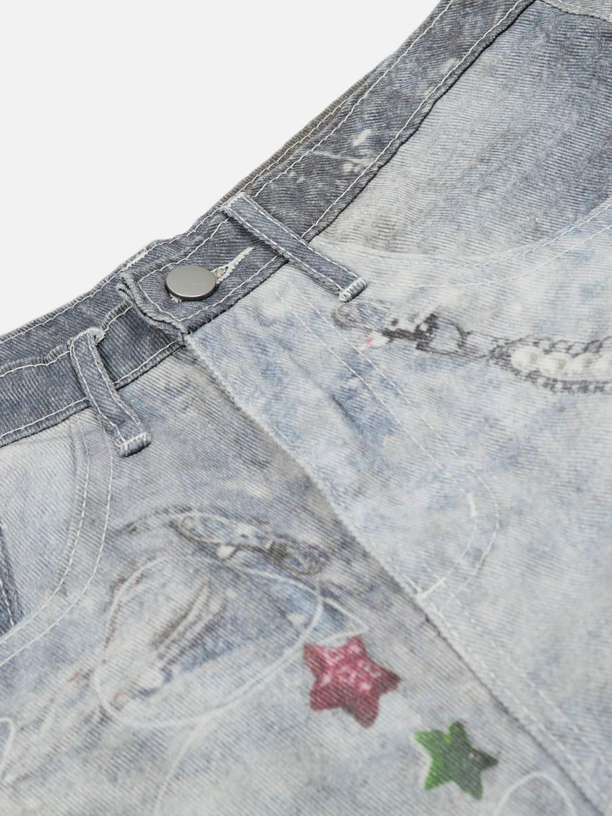 Aelfric Eden Print Longline Jorts Product Image