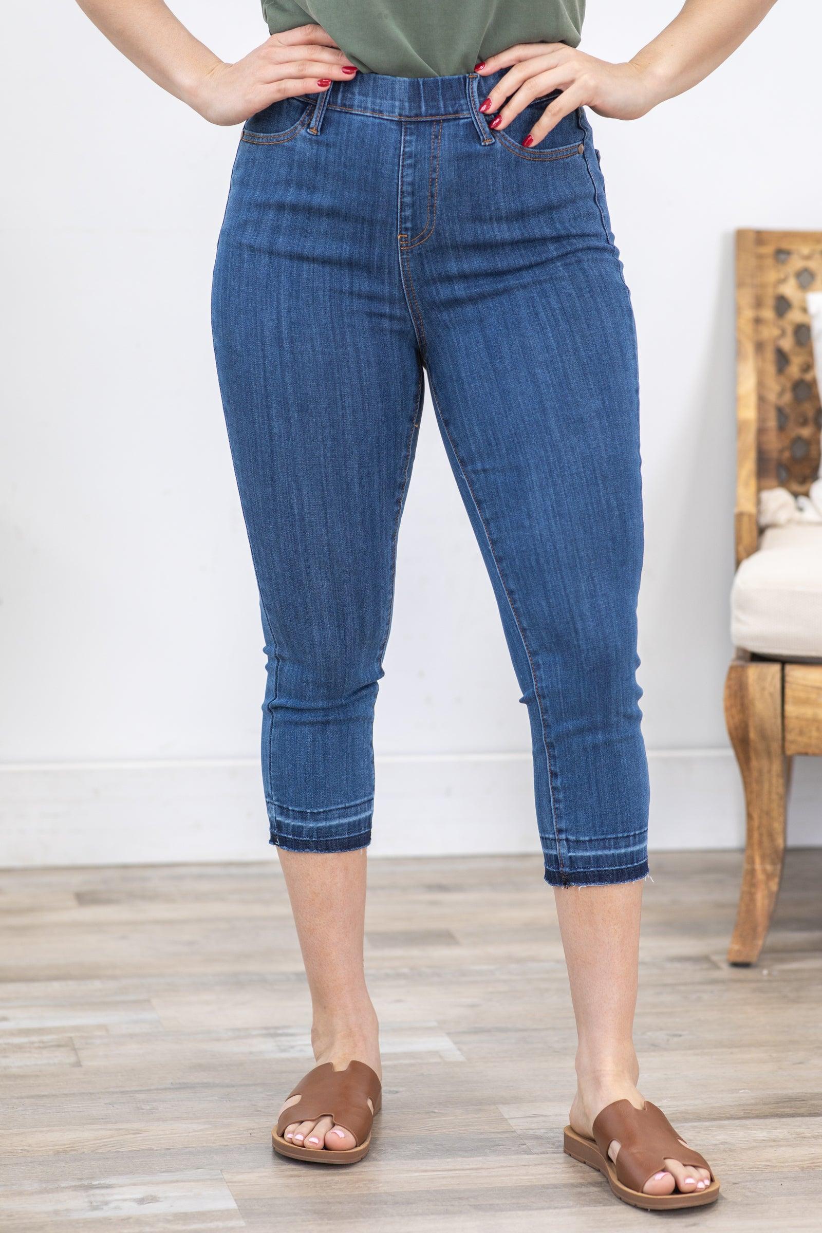 Judy Blue Ultimate Comfort Pull On Capris Product Image