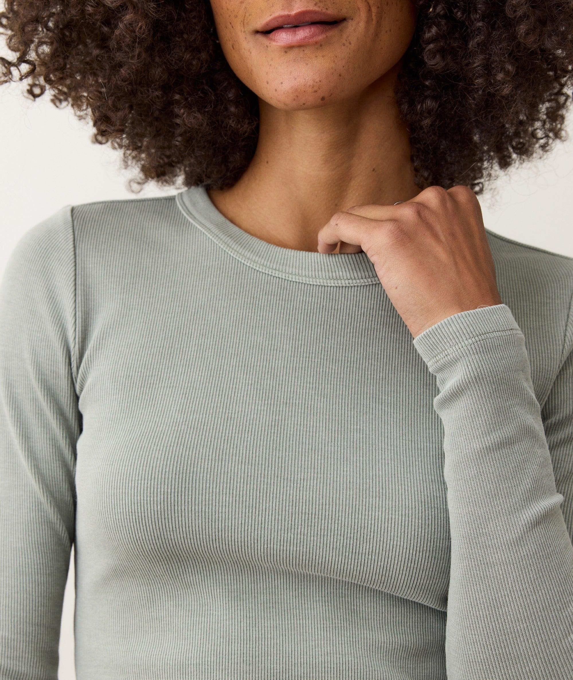 Lexi Rib Sun-In Longsleeve Crew Tee Product Image