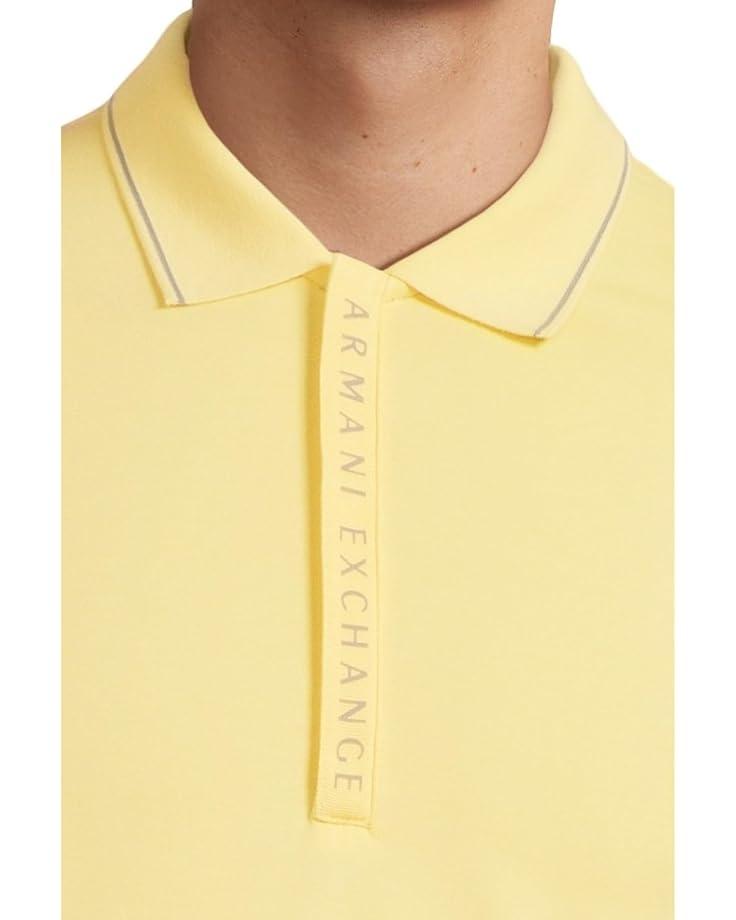 Cotton Pique Polo With Circle Logo Product Image