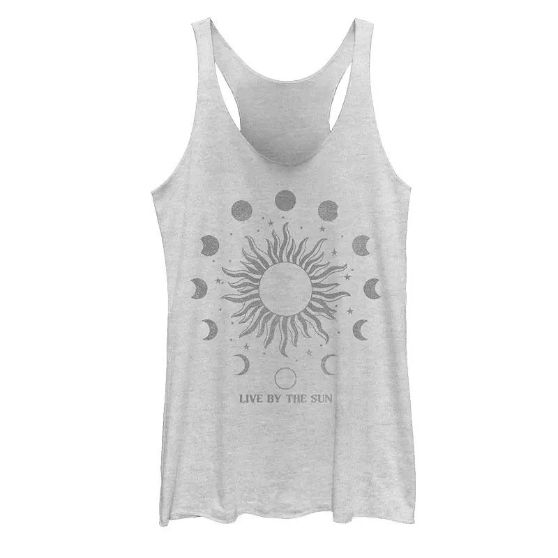 Juniors' Live By The Sun Distressed Stamp Tank Top, Girl's,  Product Image