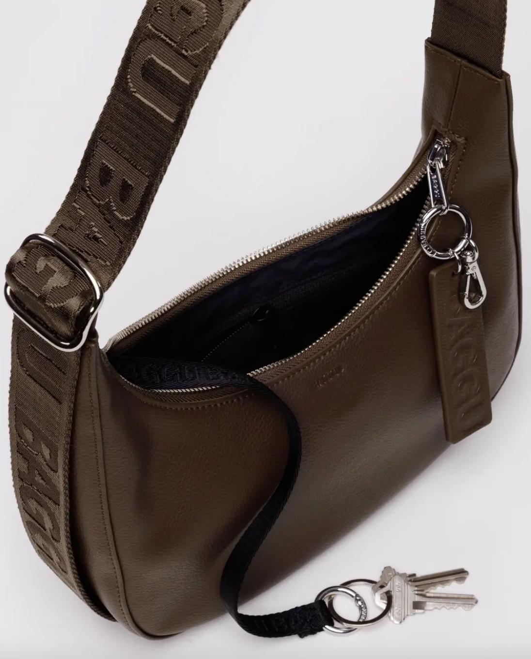 Baggu Small Recycled Leather Crescent Bag Product Image