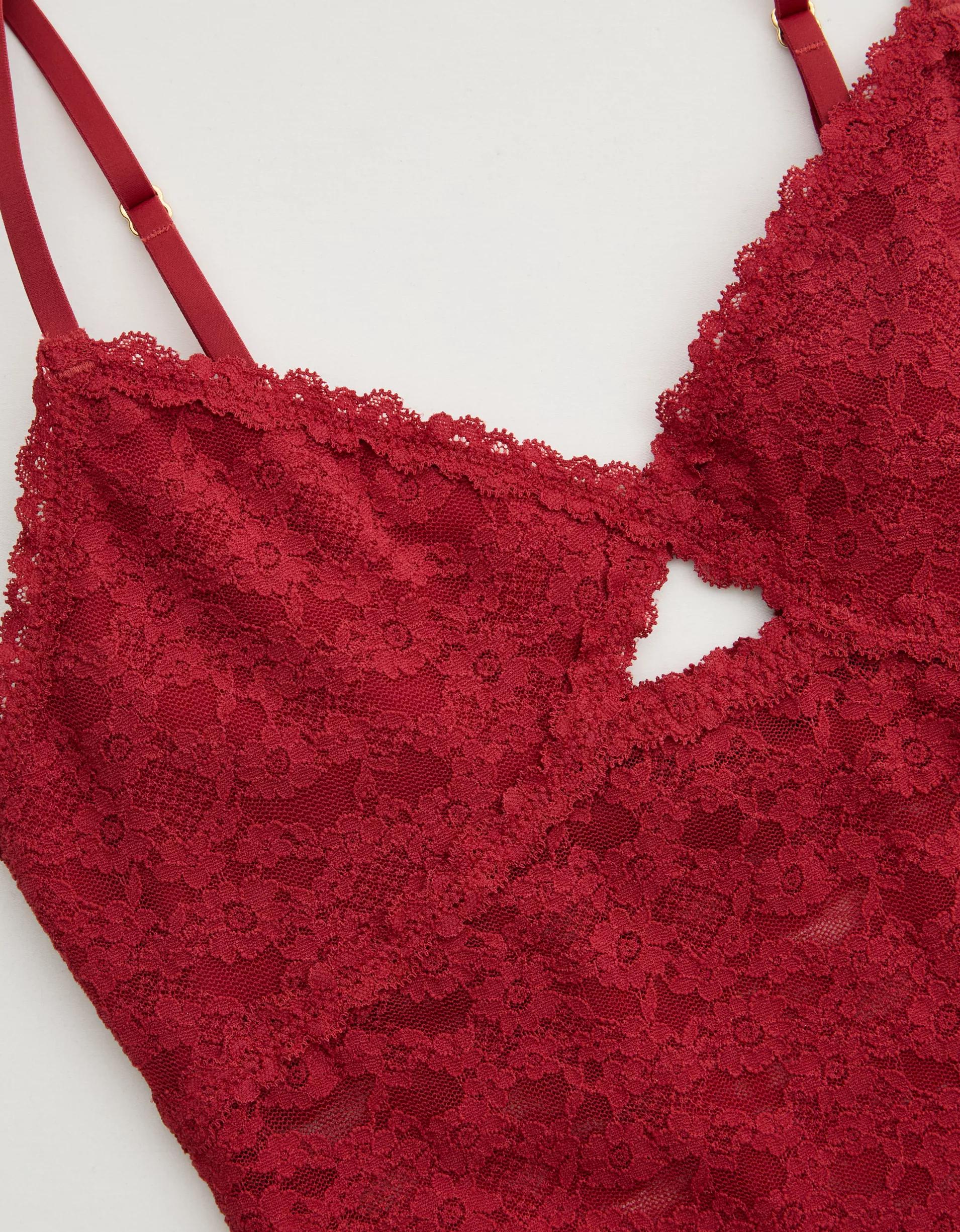 Show Off Vintage Lace Cut Out Bodysuit Product Image