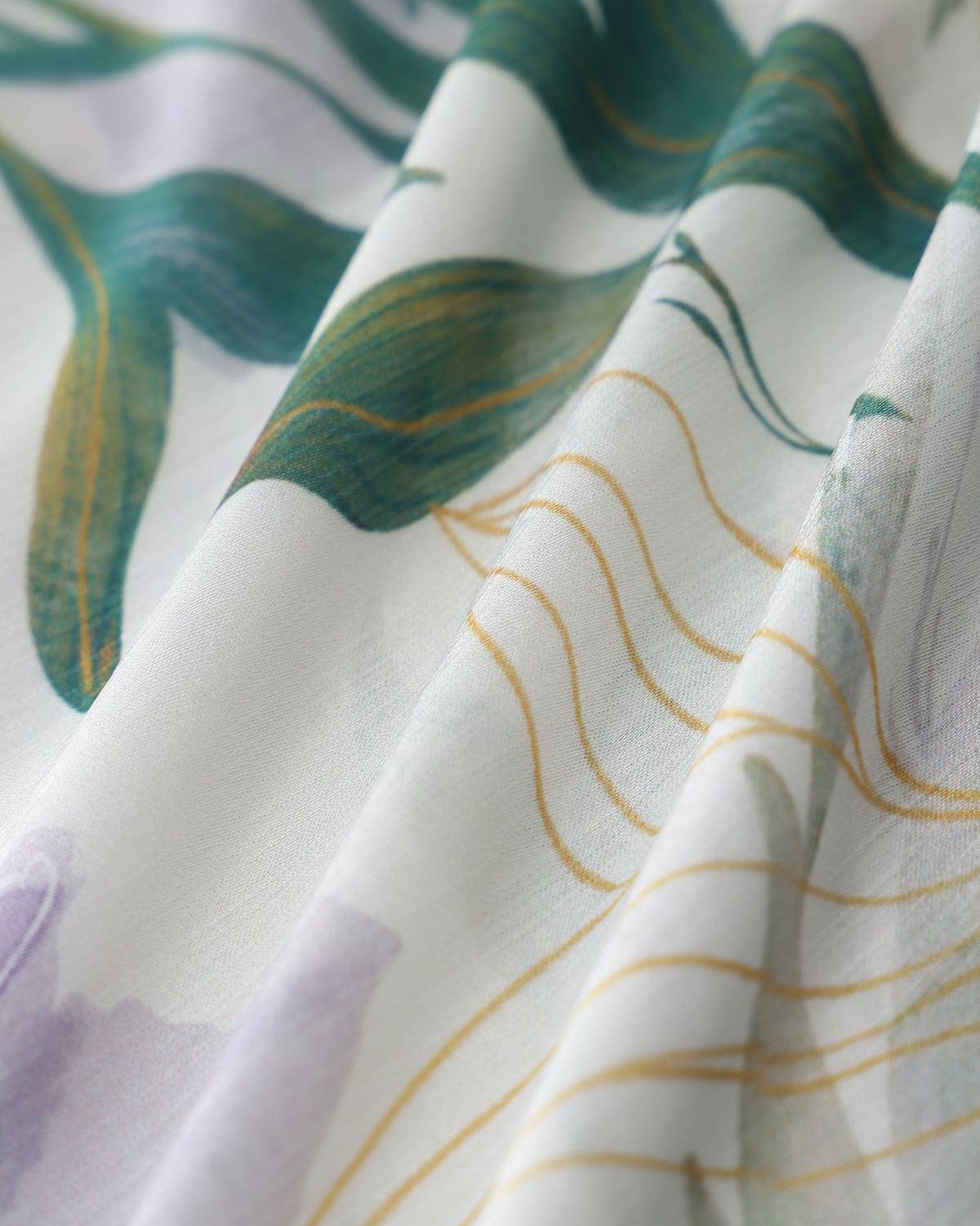 Green Floral Backless Camisole Product Image