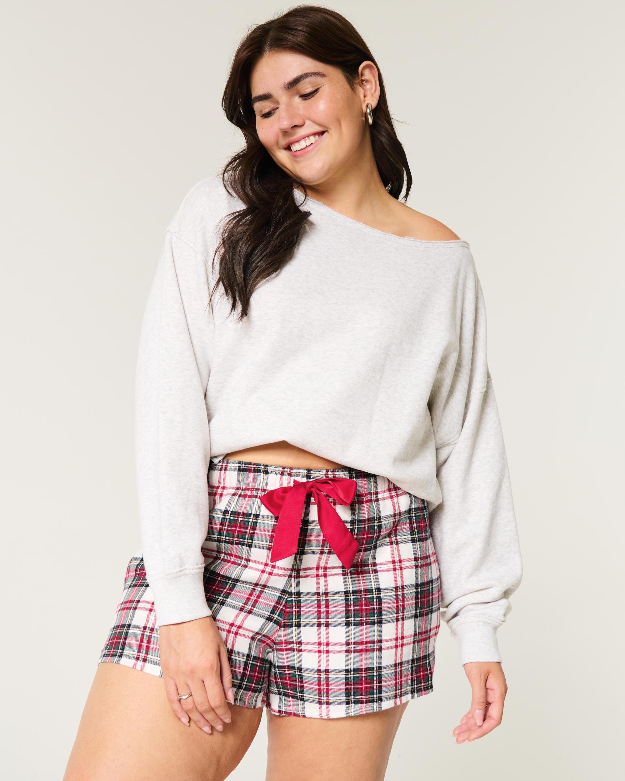 Flannel Tie Shorts Product Image