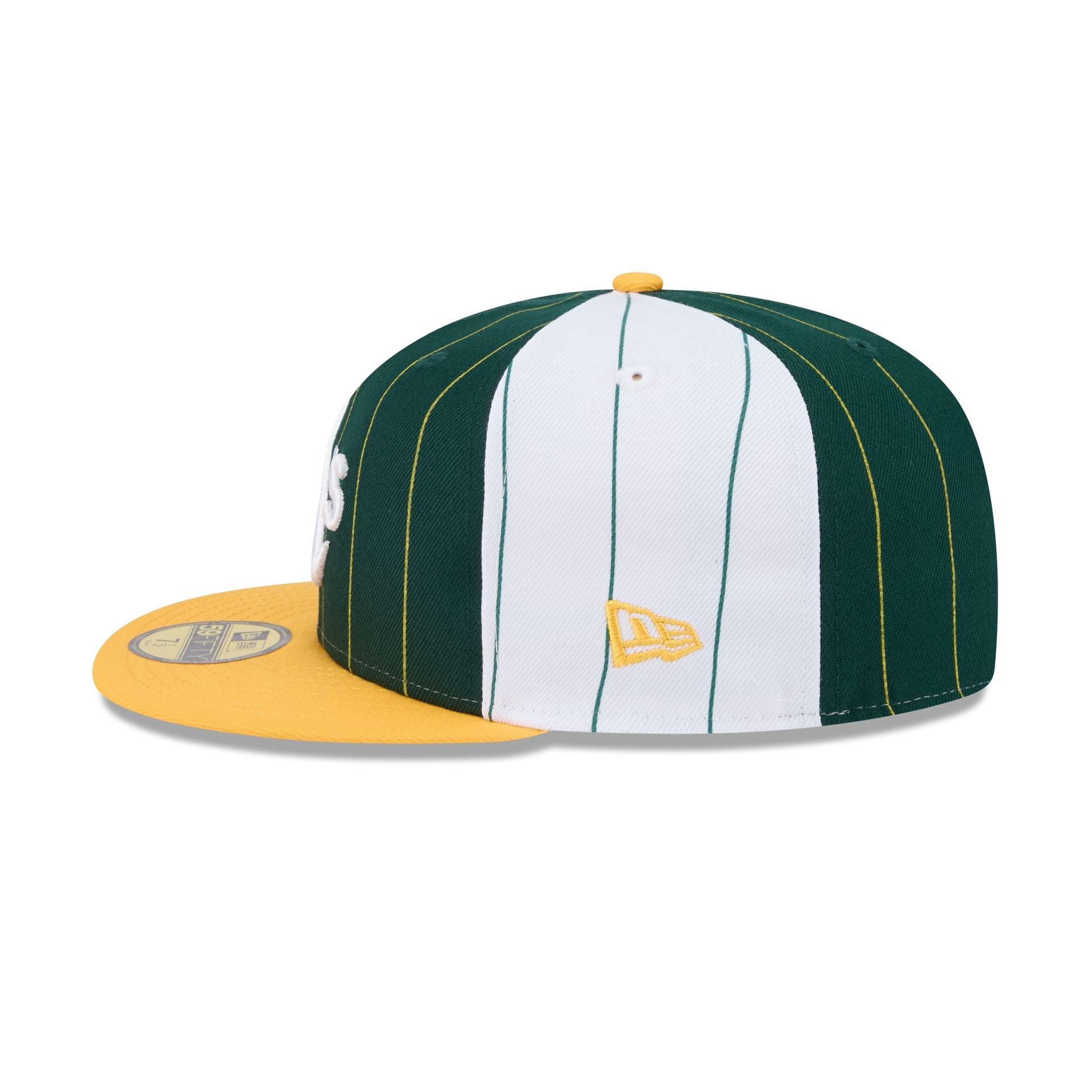 Athletics Pinstripe League Pin 59FIFTY Fitted Hat Male Product Image