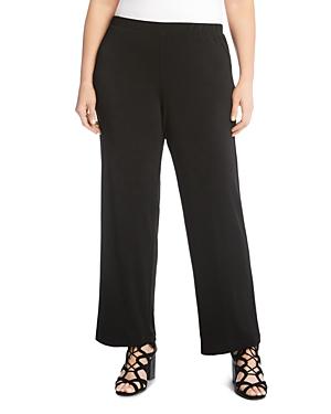 Karen Kane Plus Crepe Straight-Leg Pants Product Image