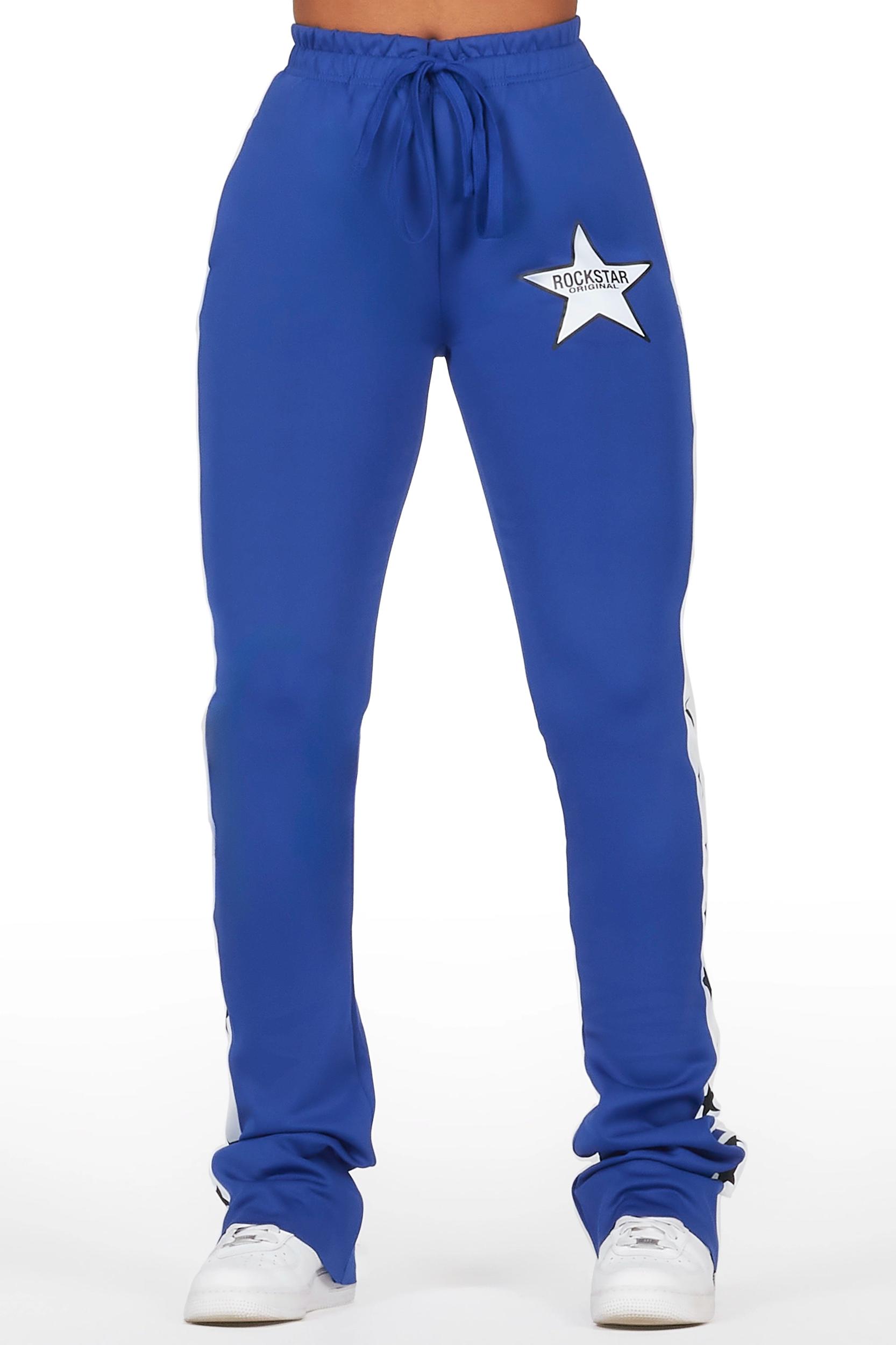 Kevona Blue Super Stacked Track Pant Female Product Image