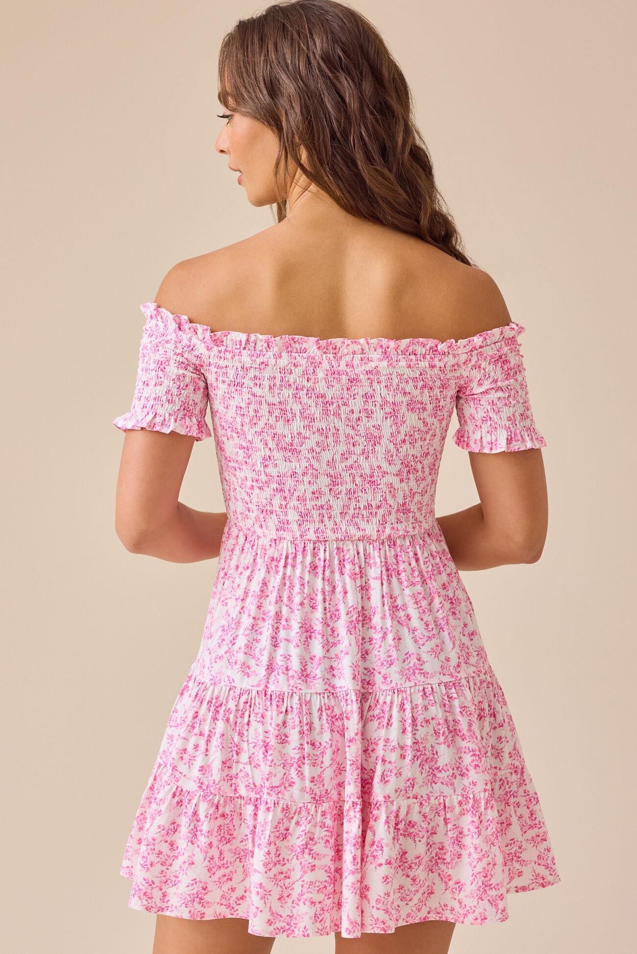Clarita Floral Mini Dress Product Image