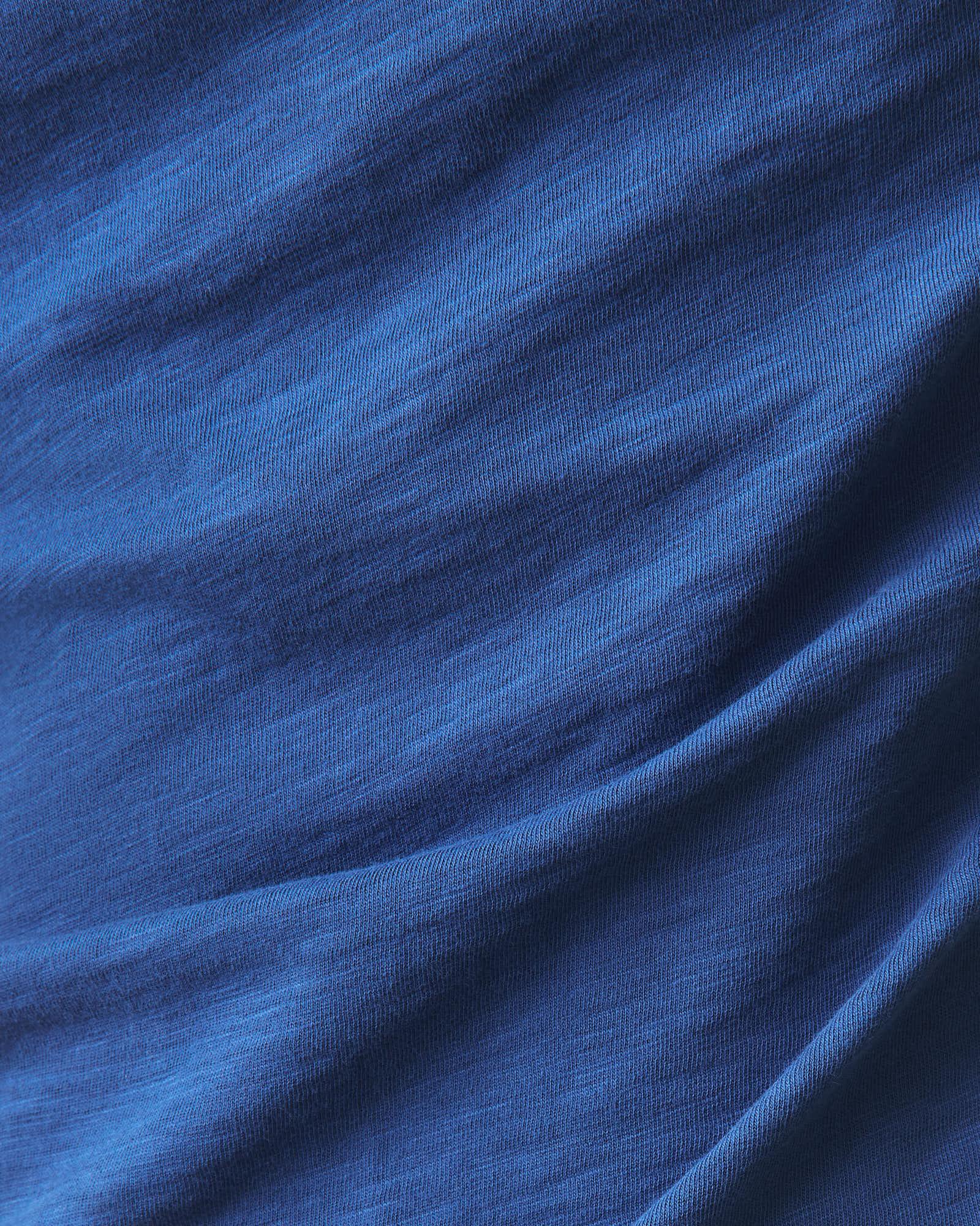 Women's Premium Slub V-Neck Tee - Navy Peony Product Image