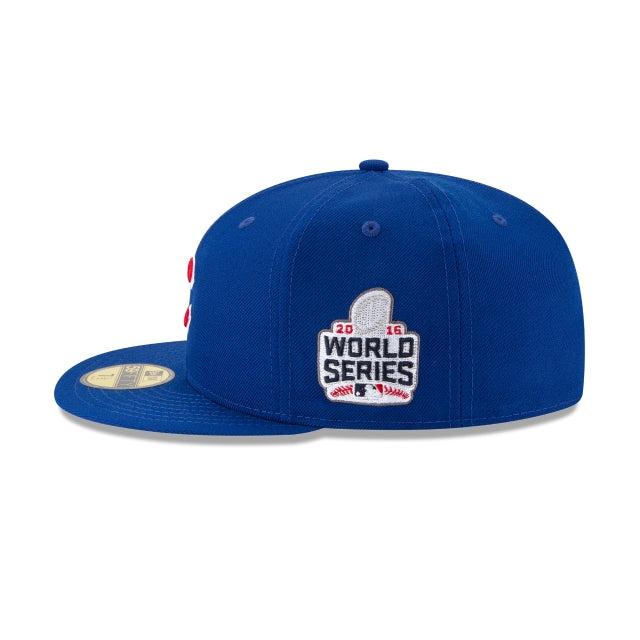 Chicago Cubs World Series Side Patch 59FIFTY Fitted Hat Male Product Image