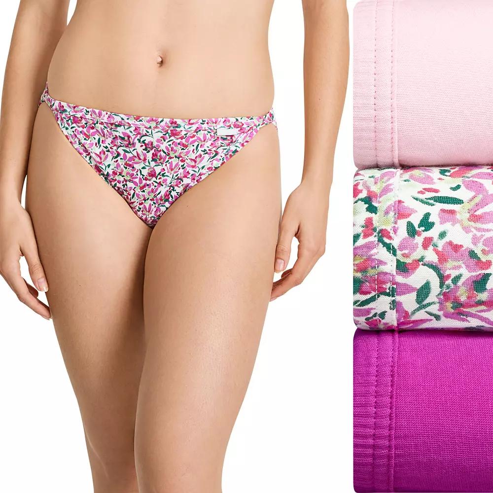 Womens Jockey Elance 3-pk String Bikini Panty Set 1483 Product Image