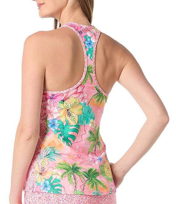 Beach House Mai Tai Magic Errina V-Neck Racerback Tankini Swim Top Product Image
