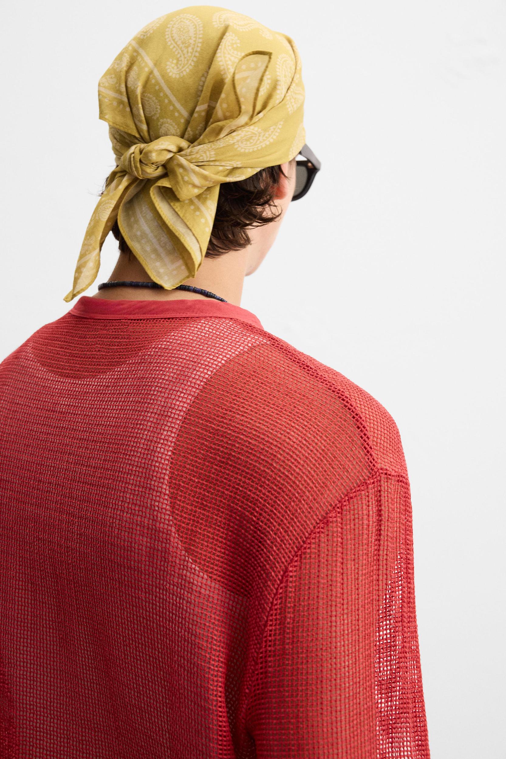 OPEN KNIT T-SHIRT Product Image