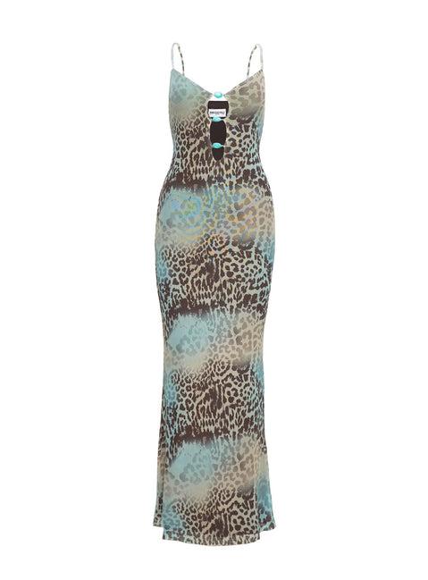 Mi Casa Maxi Dress Animal Product Image