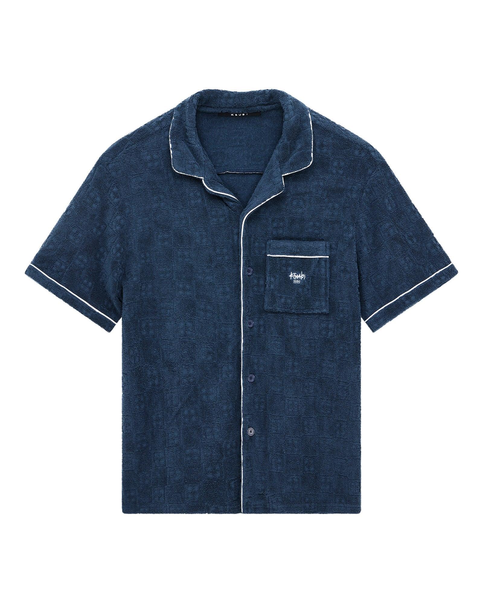 LOUNGE SS RESORT SHIRT NAVY Male Product Image