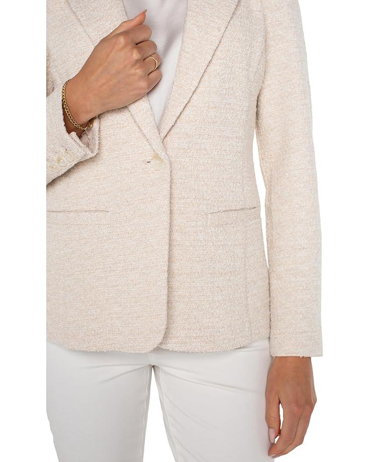 Fitted Knit Blazer Product Image