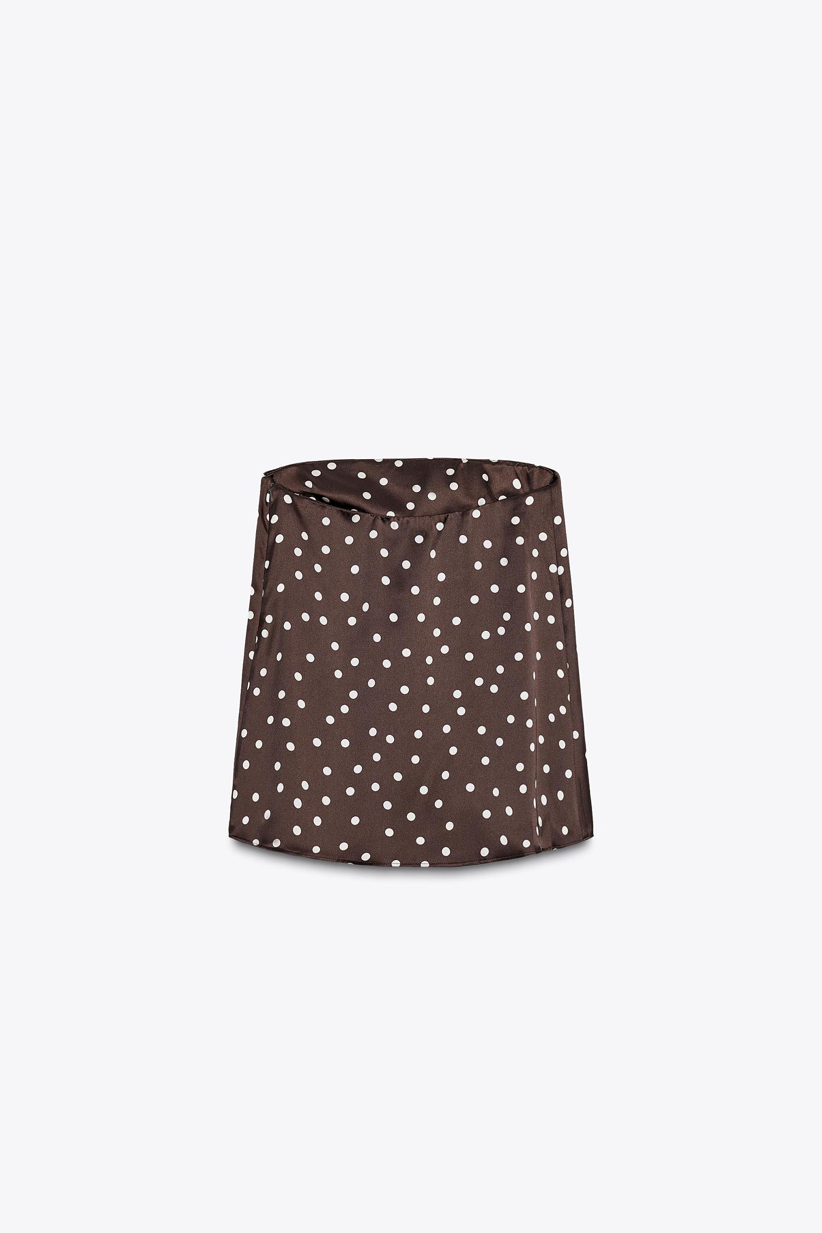 STRAPLESS SATIN EFFECT TOP Product Image