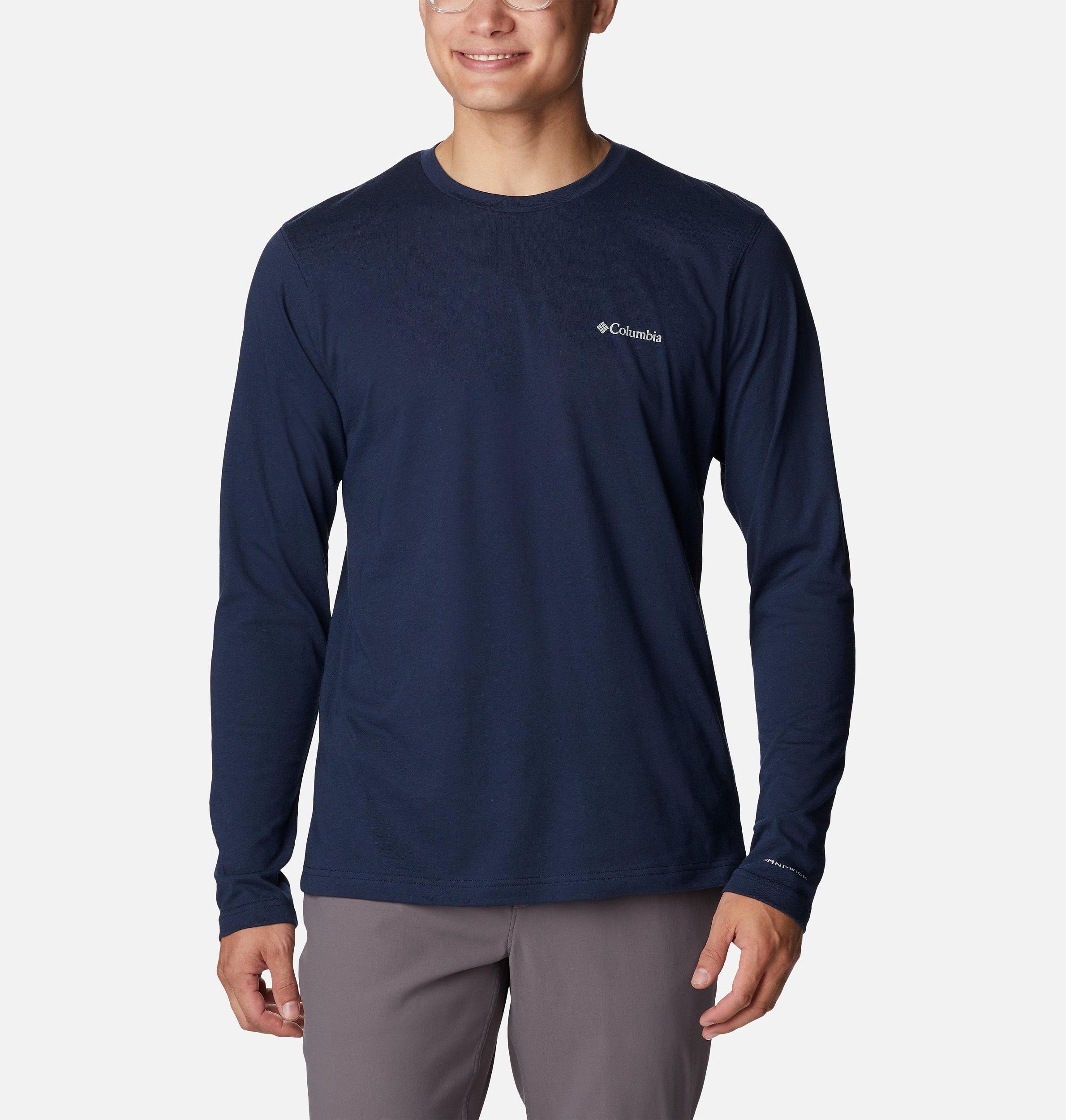 Columbia Mens Thistletown Hills Long Sleeve Crew Shirt - Tall- Product Image