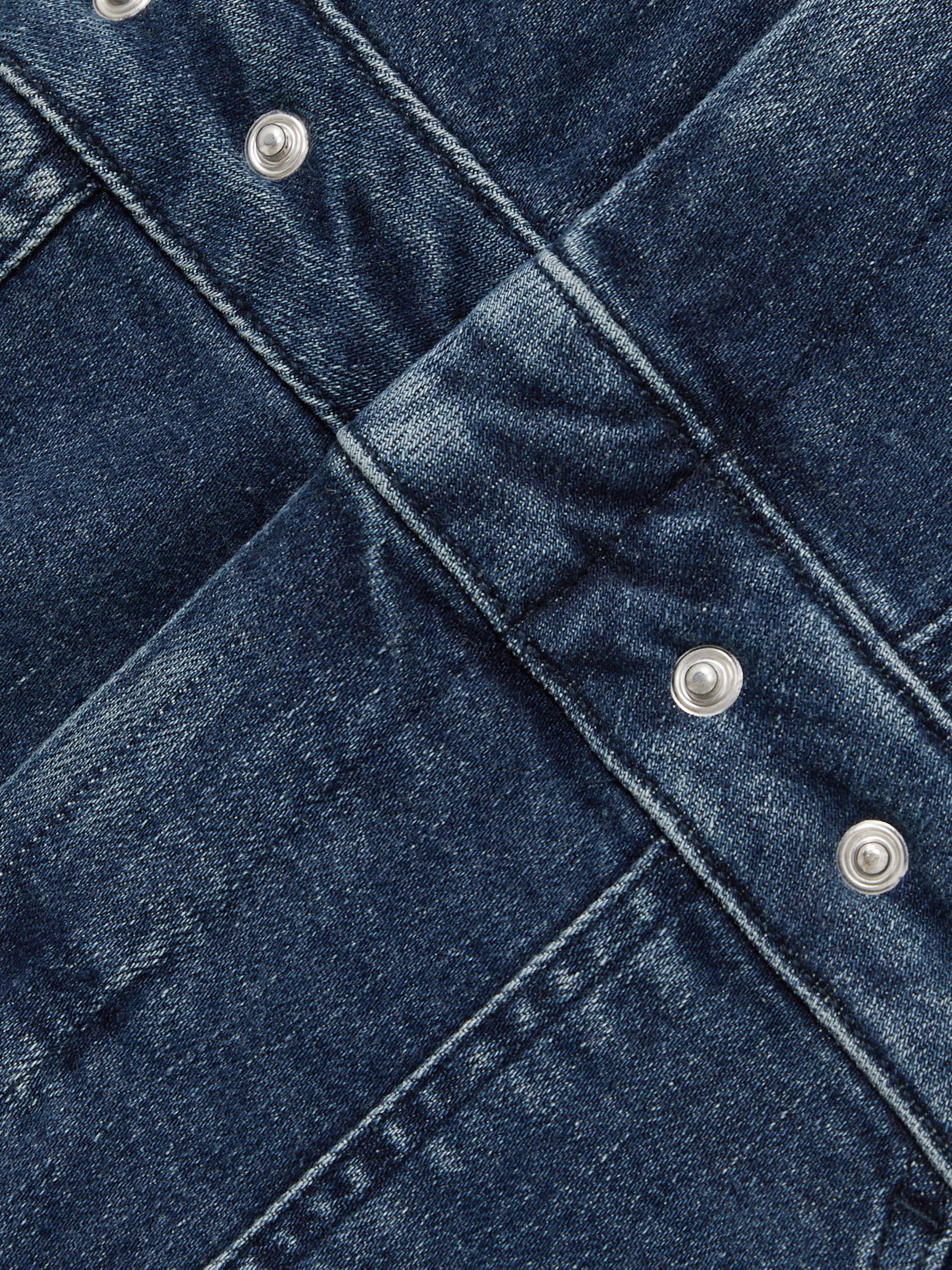 Good American Denim Midi Dress in Dark Indigo Product Image